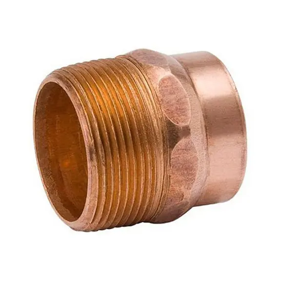 SK0465910-US20260702-105043-0 True Value W61163 1-Inch Male Pipe Thread Wrot Copper Adapter - Image 1