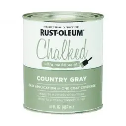 TRUE VALUE 285141 30 Oz Gray Chalked Paint Ultra Matte Sheen Finish