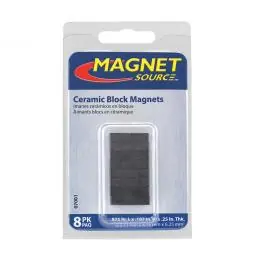 TRUE VALUE 07001 8PC CERA BLCK MAGNETS