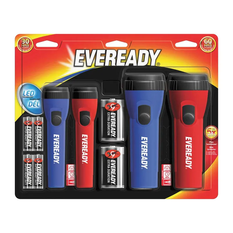 True Value EVM5511S 4PK LED HP FLASHLIGHT