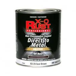SK0466459-US20260702-105043-0 TRUE VALUE XO20-QT X-O Rust Anti-Rust Oil-Base Enamel Seal Brown Gloss 1-Qt. - Image 1