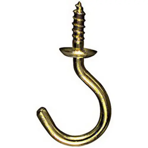 SK0467196-US20260702-105043-0 TRUE VALUE N119-669 5Pk 7/8 Brass Cup Hook - Image 1
