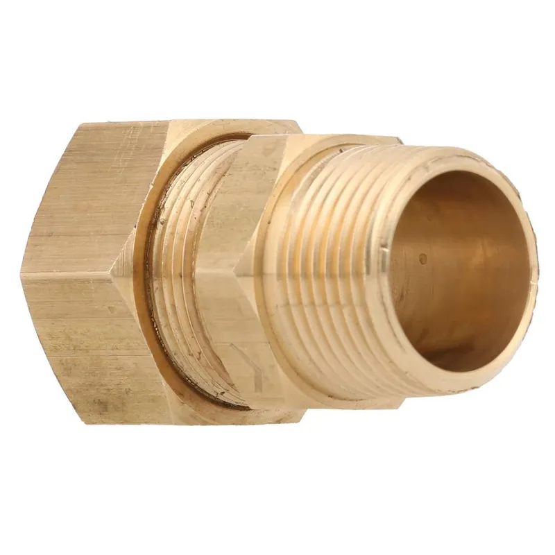 True Value 750068-0302 3/16CMPX1/8MPTCONNECTOR - Brass Connector