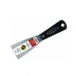 TRUE VALUE 02300 Hyde Putty Knife, Stiff High-Carbon Steel Blade, 2-In.