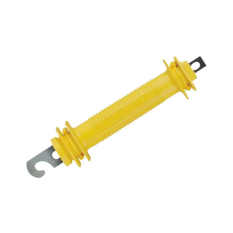 SK0467251-US20260702-105043-0 TRUE VALUE 1247 Electric Fence Gate Handle, Spring, Yellow Rubber - Image 1