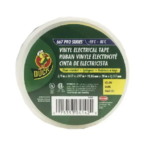 True Value 04142 3/4-Inch x 66-Ft. Yellow Vinyl Electrical Tape