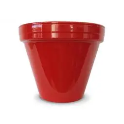 SK0467413-US20260702-105043-0 TRUE VALUE PCS-6-R 6.5 Red Cera Planter - Image 1