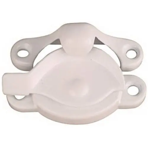 True Value N248-468 White Sash Lock with Screws