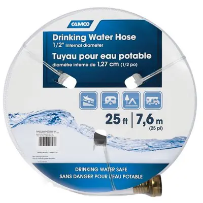 TRUE VALUE 22735 Camco RV Drinking Water Hose 25-Ft.