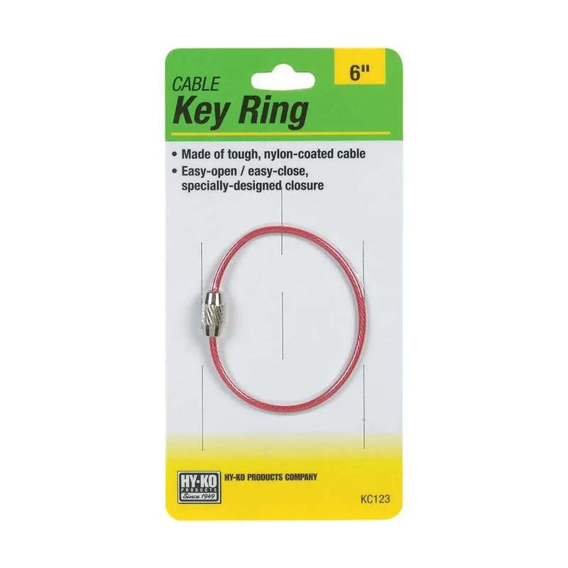 SK0467979-US20260702-105043-0 True Value KC123 Cable Key Ring EA - Image 1
