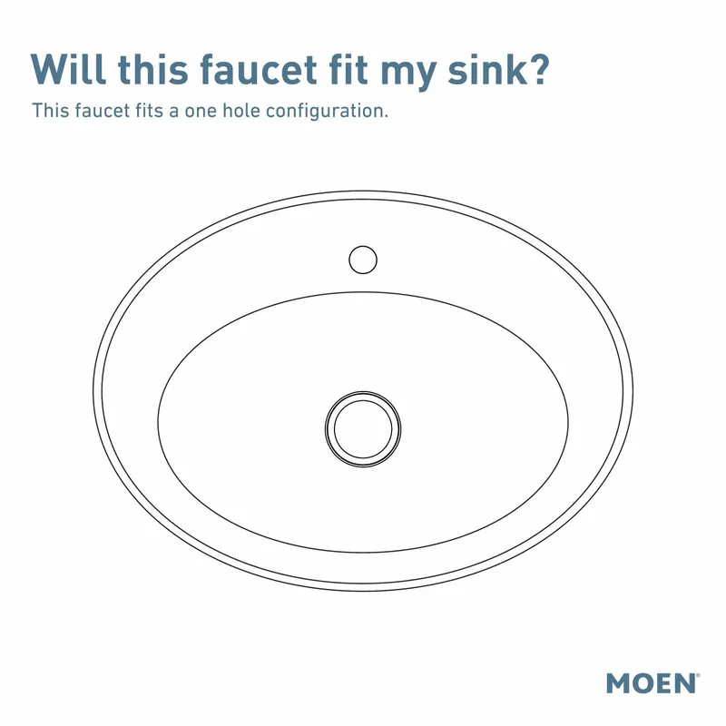Moen S6701 90 Degree Single Handle Centerset Bathroom Sink Faucet 1.0 GPM