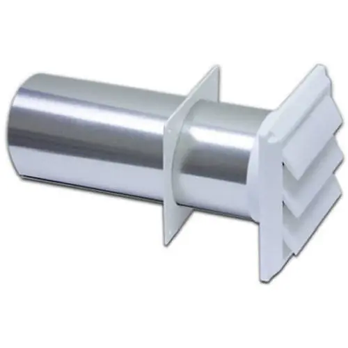 TRUE VALUE 267WS 4 Inch White Plastic Louver Vent
