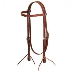TRUE VALUE 10-0335 Weaver Leather Horse Headstall, Brown Latigo Leather, 5/8-In.