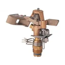 TRUE VALUE 25PJDAC Rain Bird Impulse Sprinkler, Brass, 50-Ft.