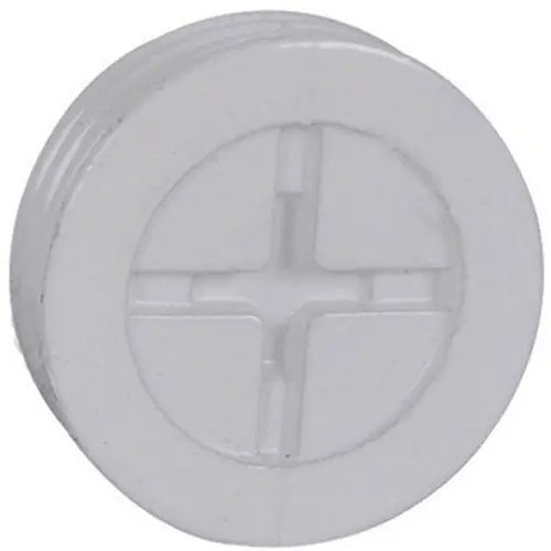 TRUE VALUE PT-50-AL-W ME 3PK WHT 1/2Clos Plug