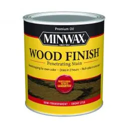 TRUE VALUE 227184444 1/2Pt Ebony Wood Finish