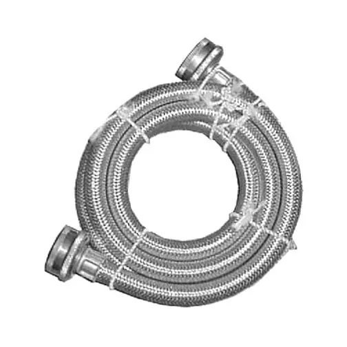SK0468385-US20260702-105043-0 TRUE VALUE 7243-48-34-1 3/4 Garden Hose x 3/4 Garden Hose x 48-Inch Stainless-Steel Washing Machine Hose - Image 1