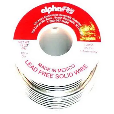 SK0468445-US20260702-105043-0 TRUE VALUE AM13955 Alpha Metals 16-oz. .125-Diameter Lead-Free General-Purpose Solder - Image 1