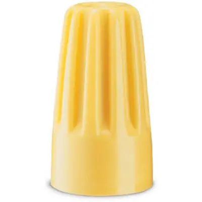 TRUE VALUE 16-004 WireGard Wire Connector, Gb-4, Square Spring, Yellow, 200-Pk.