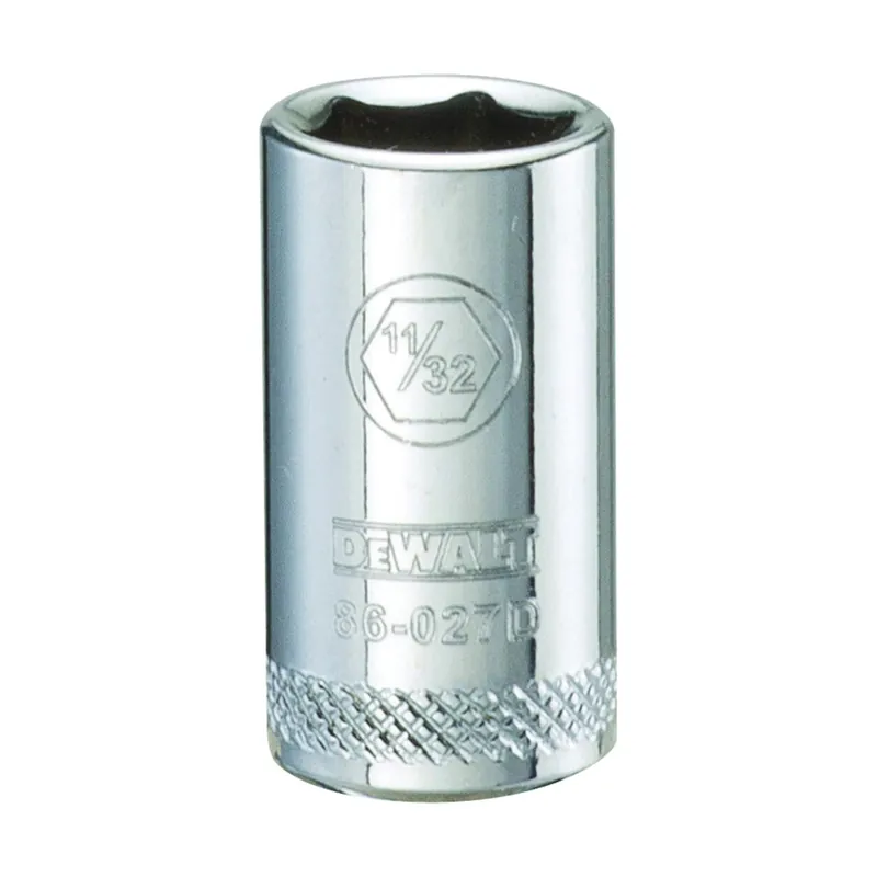TRUE VALUE DWMT86027OSP 1/4DR 11/32 6PT SOCKET