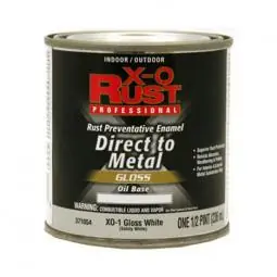 SK0468608-US20260702-105043-0 TRUE VALUE XO1-HP X-O Rust Oil-Base Enamel White Gloss 1/2-Pt. - Image 1