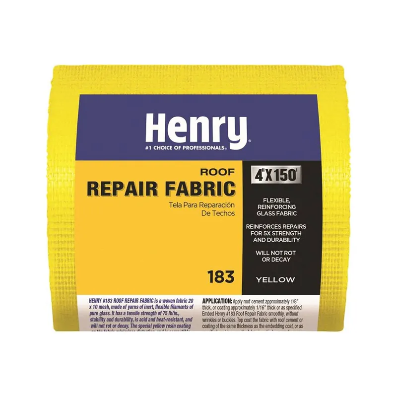 SK0468692-US20260702-105043-0 TRUE VALUE HE183195 Henry Glass Fabric, Yellow Fiberglass, 4-In. x 150-Ft. Roll - Image 1