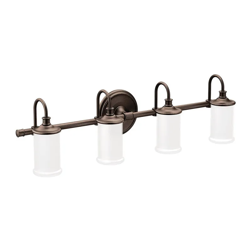 Creative Specialties YB6464ORB Moen Belfield Oil Rubbed Bronze Four Globe Bath Light