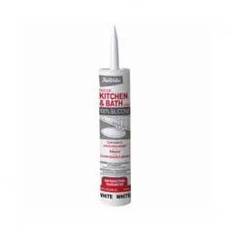 SK0468984-US20260702-105043-0 True Value 08724 Master Tradesman 10.1-oz Kitchen & Bath Silicone Caulk, White - Image 1