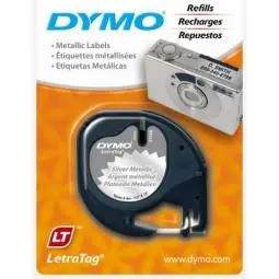 TRUE VALUE 91338 Dymo Letratag Metallic Silver Refill .5-In. x 13-Ft.