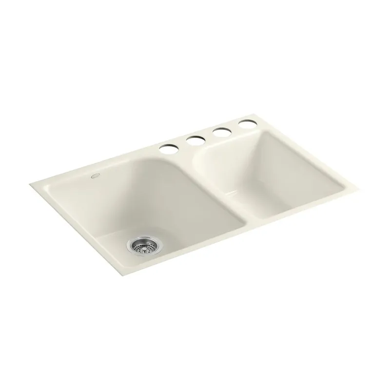SK0469169-US20260702-105043-0 KOHLER 040688783314 Executive Chef Undermount Deep and Shallow Kitchen Sink Biscuit - Image 1
