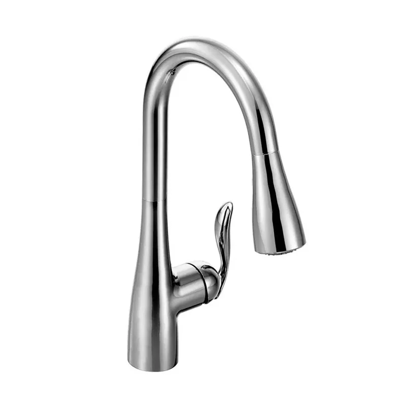 SK0469302-US20260702-105043-0 Moen M7594C Arbor Chrome one-handle pulldown kitchen faucet - Image 1