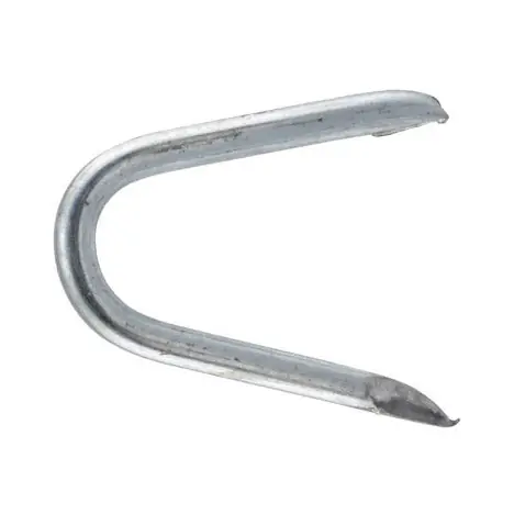 TRUE VALUE 461517 Fence Staples, Galvanized, 1.5-In. x 9 Ga., 1/8-Keg