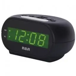 TRUE VALUE RCD20 Audiovox Streamlined Alarm Clock Green LED