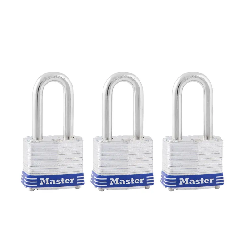 TRUE VALUE 3TRILF 3Pk 1-9/16 Laminated Padlock