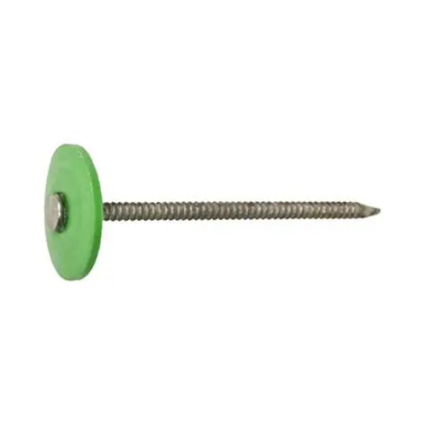 SK0469844-US20260702-105043-0 True Value 461439 Hillman Fasteners 1 x 12 Gauge Fasn-Rite Electro Galvanized Plastic Cap Roofing Nail - Image 1
