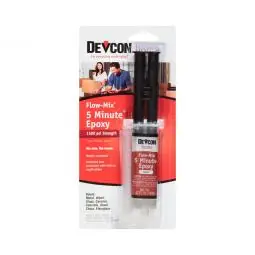 TRUE VALUE 20445 5 Minute Flow-Mix 14 ML Clear Syringe Fast Drying Epoxy