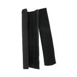TRUE VALUE 35-8105 Weaver Leather Noseband Cover For Poly Rope Cow Halter, Black Neoprene, 8-In., 2-Pk.