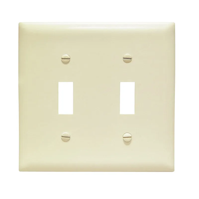 True Value TPJ2ICC10 Pass & Seymour - Legrand Ivory 2-Toggle Nylon Wall Plate