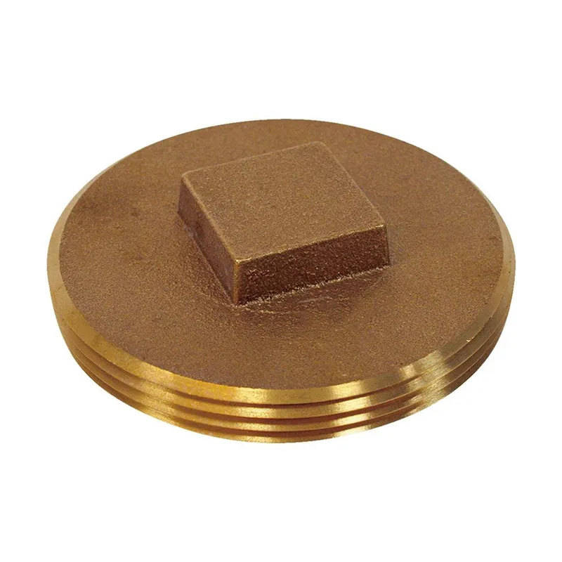 Jones Stephens IPS-68837 2-1/2 Raised Head Brass Plug P50-250