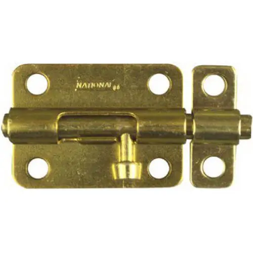 TRUE VALUE N151-589 Barrel Bolt 3 Dull Brass Finish