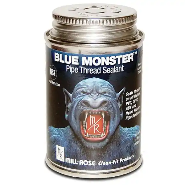 SK0470314-US20260702-105043-0 Mill-Rose 76009 Heavy-Duty Industrial Grade Thread Sealant 0.25 pt Can Blue - Image 1