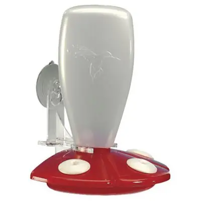 TRUE VALUE NA5546 Audubon Window-Mount Hummingbird Feeder, 12-oz. NA5546