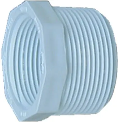 TRUE VALUE 34340 1-1/4 x 1 Reducing Bushing - Male Thread x Female Thread - White
