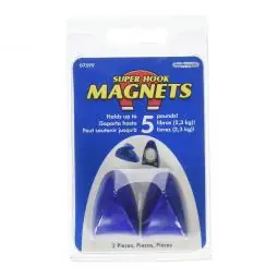 True Value 07599 2PC NEO BLU MAGN HOOKS EA