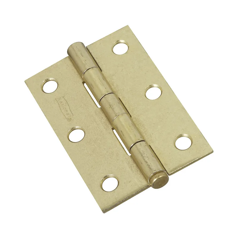 SK0470507-US20260702-105043-0 True Value N142-067 2 Pack 3X2 Dull Brass Hinge W/ Screws - Image 1