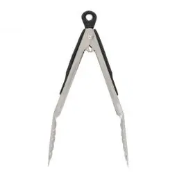 TRUE VALUE 28481 OXO Good Grips Kitchen Tongs Locking Stainless Steel/Black 9-In.