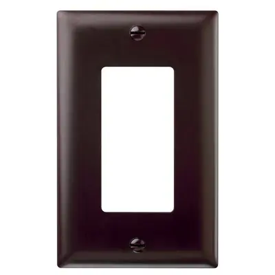 TRUE VALUE TP26CC15 Wall Plate Single Brown Nylon