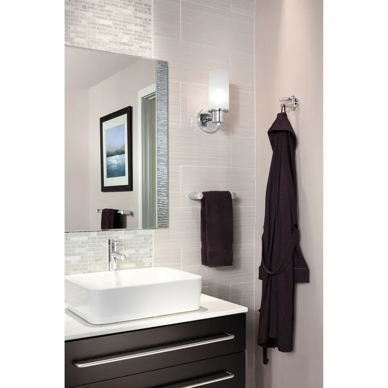 SK0471013-US20260702-105043-0 Creative Specialties YB0486CH Moen Align Chrome Hand Towel Bar - Image 1
