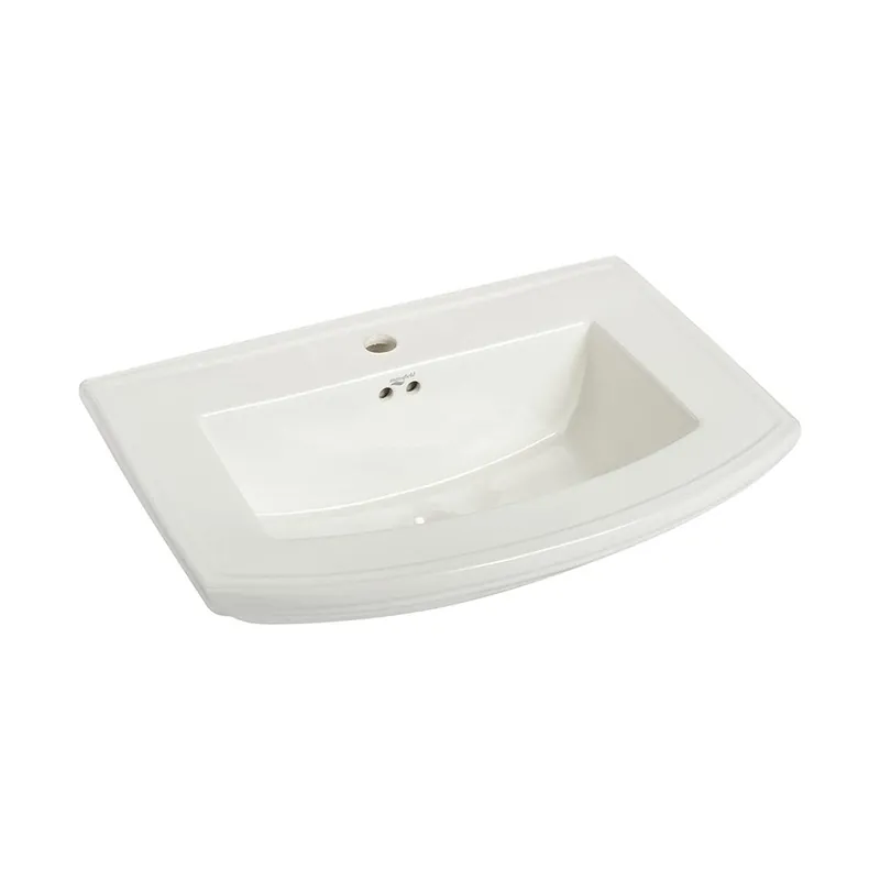 SK0471037-US20260702-105043-0 MANSFIELD PLUMBING PRODUCTS 046587061638 Mansfield 328-1WHT Barrett Pedestal Top with Single Hole, White - Image 1
