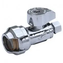 TRUE VALUE 23037-0000LF SharkBite Compression Straight Stop Lead-Free 1/2-In.x 3/8-In.
